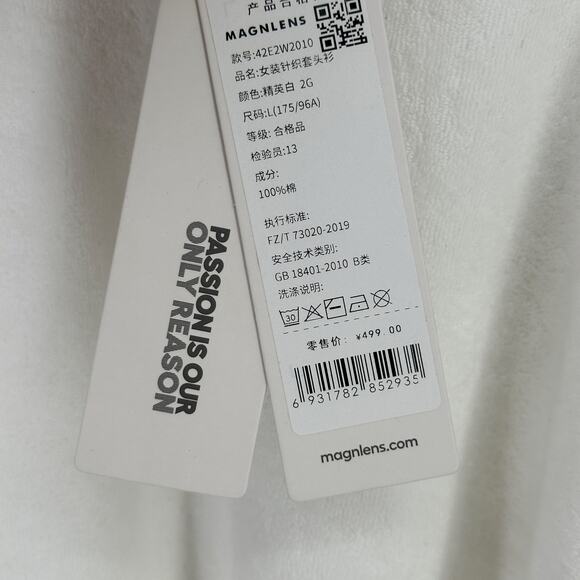 Copied - Magnlens Terry Cropped Dolman Sweatshirt Womens Size XS 160 - Picture 6 of 6